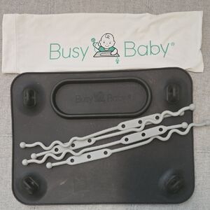 Busy Baby Black Placemat with Straps